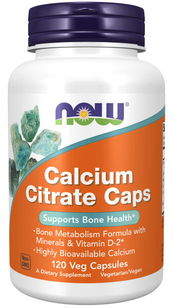 NOW Calcium сitrate 120 veg capsules