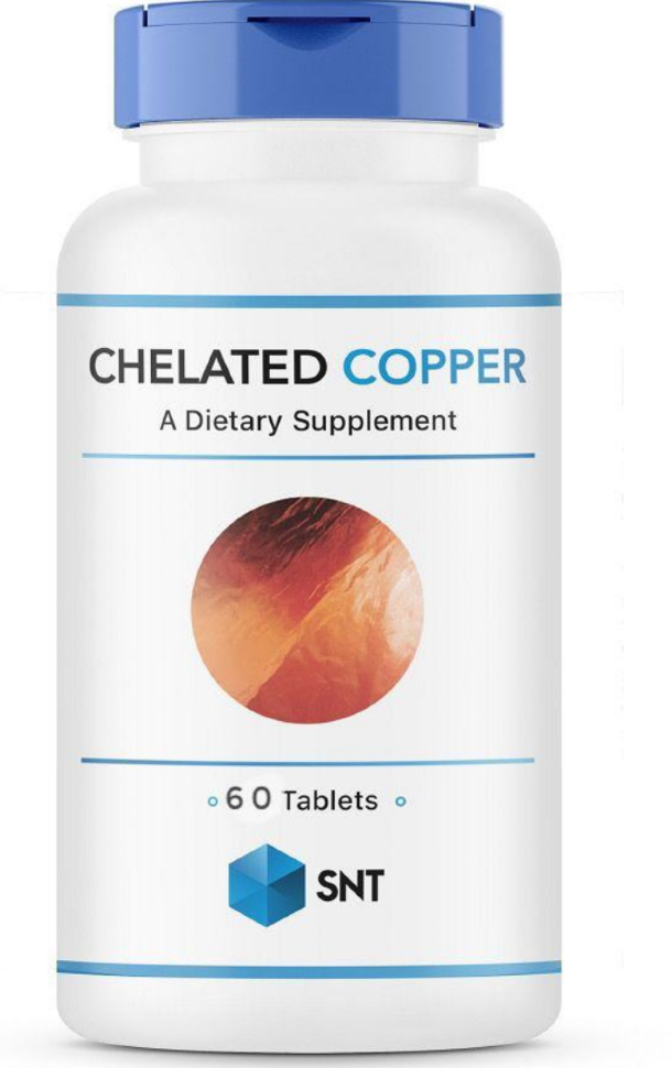 SNT Chelated copper 2.5 mg 60 tablets