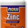 NOW Zinc 50 mg 100 tab