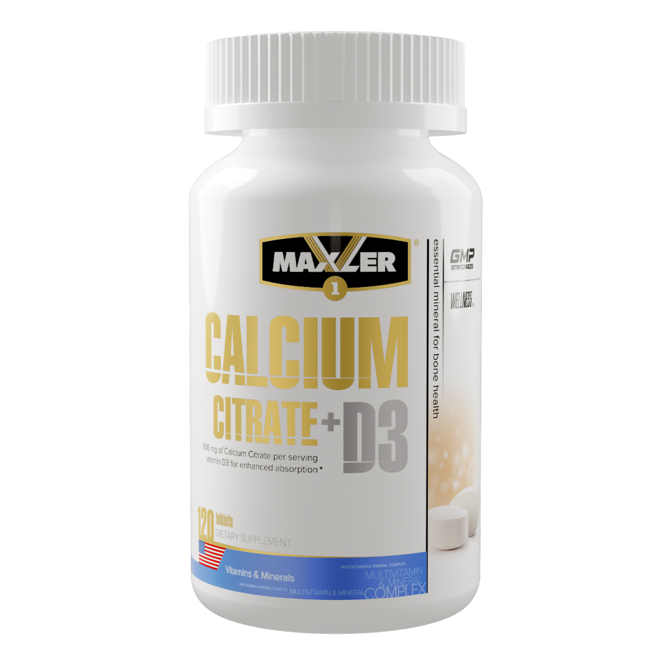 Maxler Calcium citrate + D3 120 tab