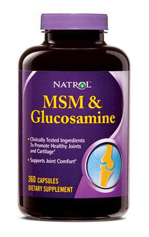 Natrol MSM & Glucosamine 360 капс