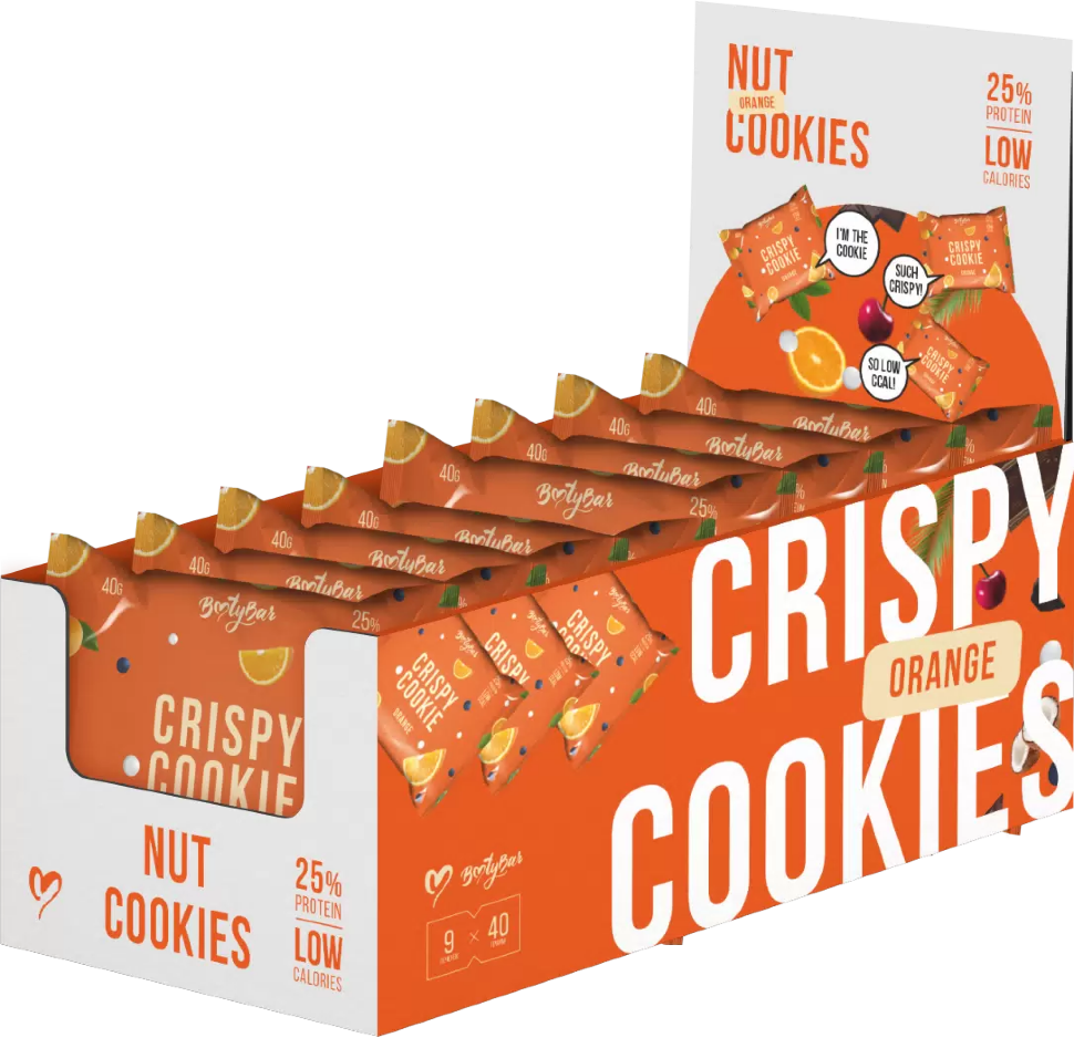 BootyBar Crispy Cookies 40 g