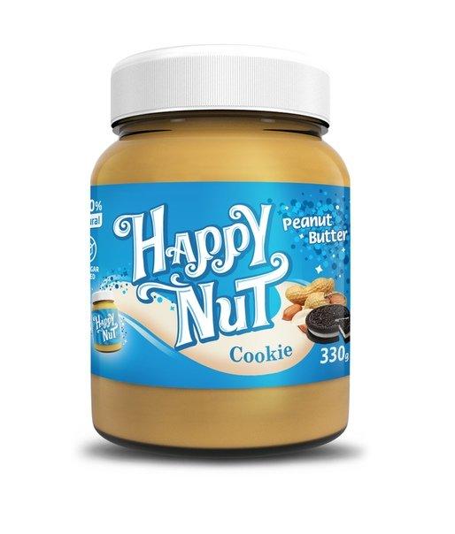Happy Nut арахисовая паста с печеньем 330 гр