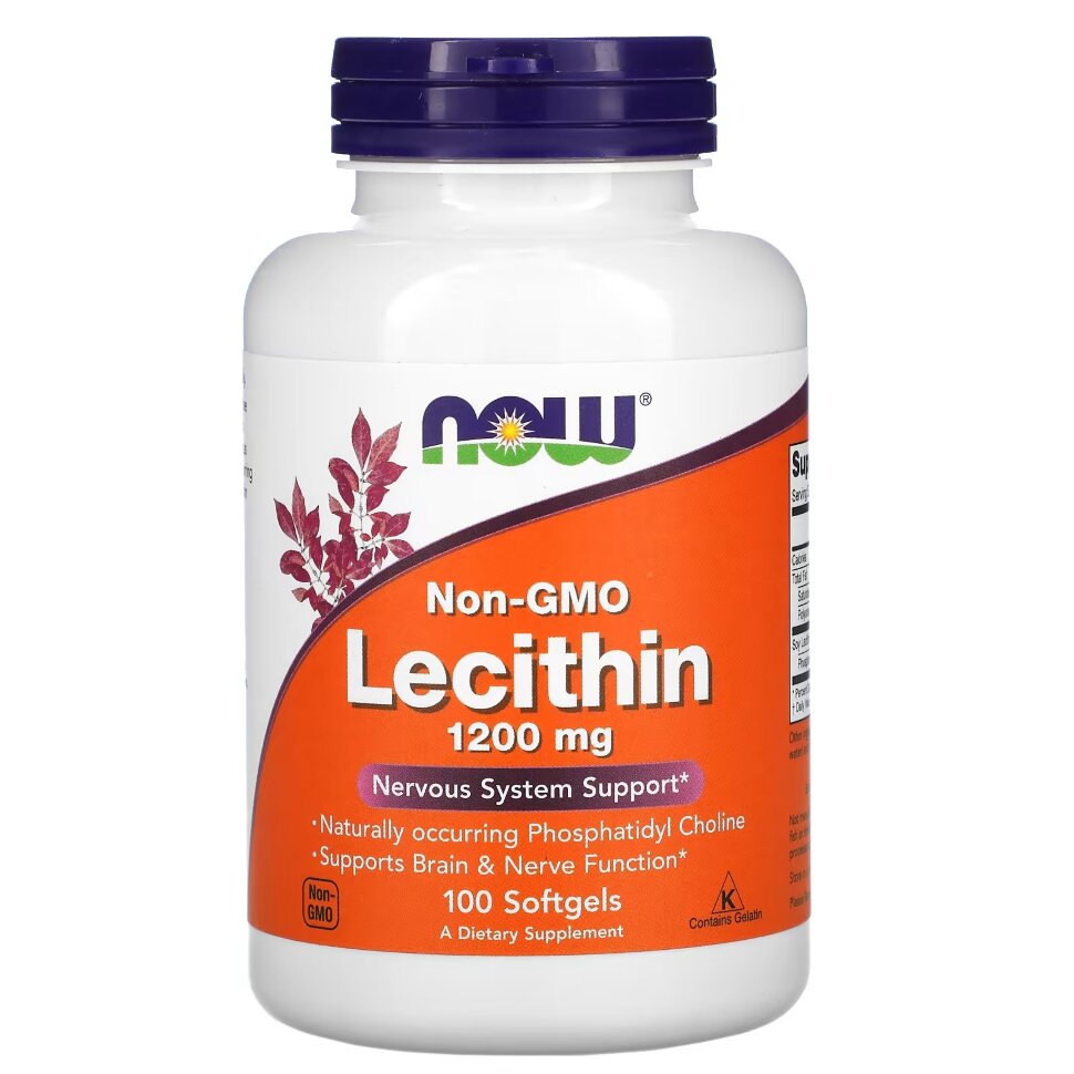 NOW Lecithin 1200 mg 100 softgel