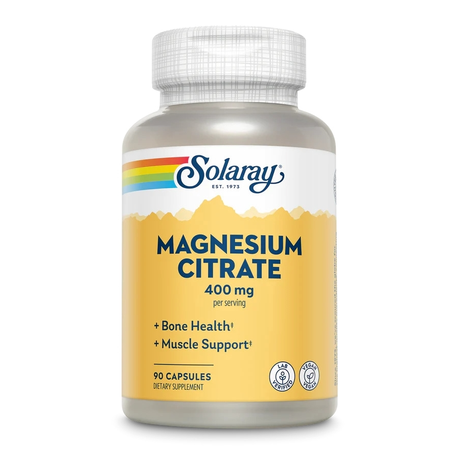 Solaray Magnesium Citrate 400 mg 90 capsules