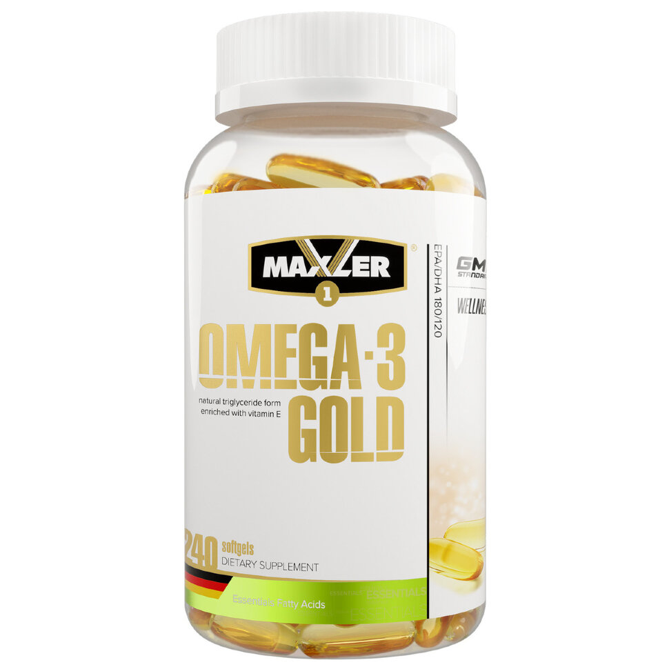 Maxler Omega-3 Gold TG 240 softgels
