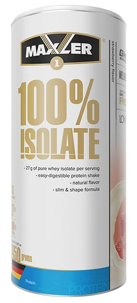 Maxler 100% Whey protein isolate 450 g