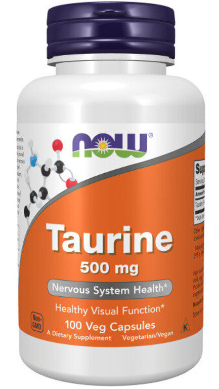 NOW Taurine 500 mg 100 caps