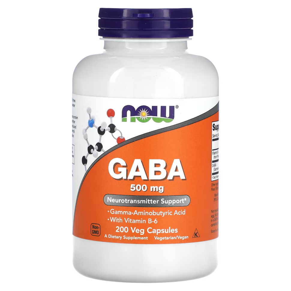 NOW GABA 500 mg 200 caps