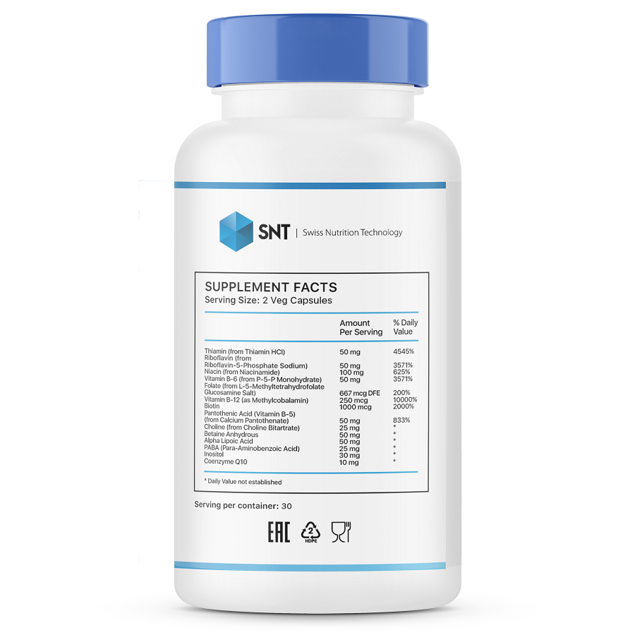 SNT Coenzyme B-Complex 60 caps