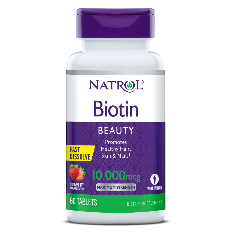 Natrol Biotin 10.000 mcg Fast Dissolve 60 tab