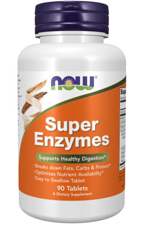 NOW Super Enzymes 90 tab по цене от производителя