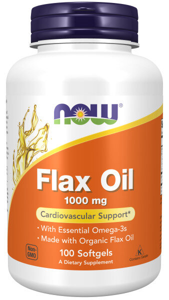 Organic Flax Oil Cardiovascular Support 1000 мг softgels