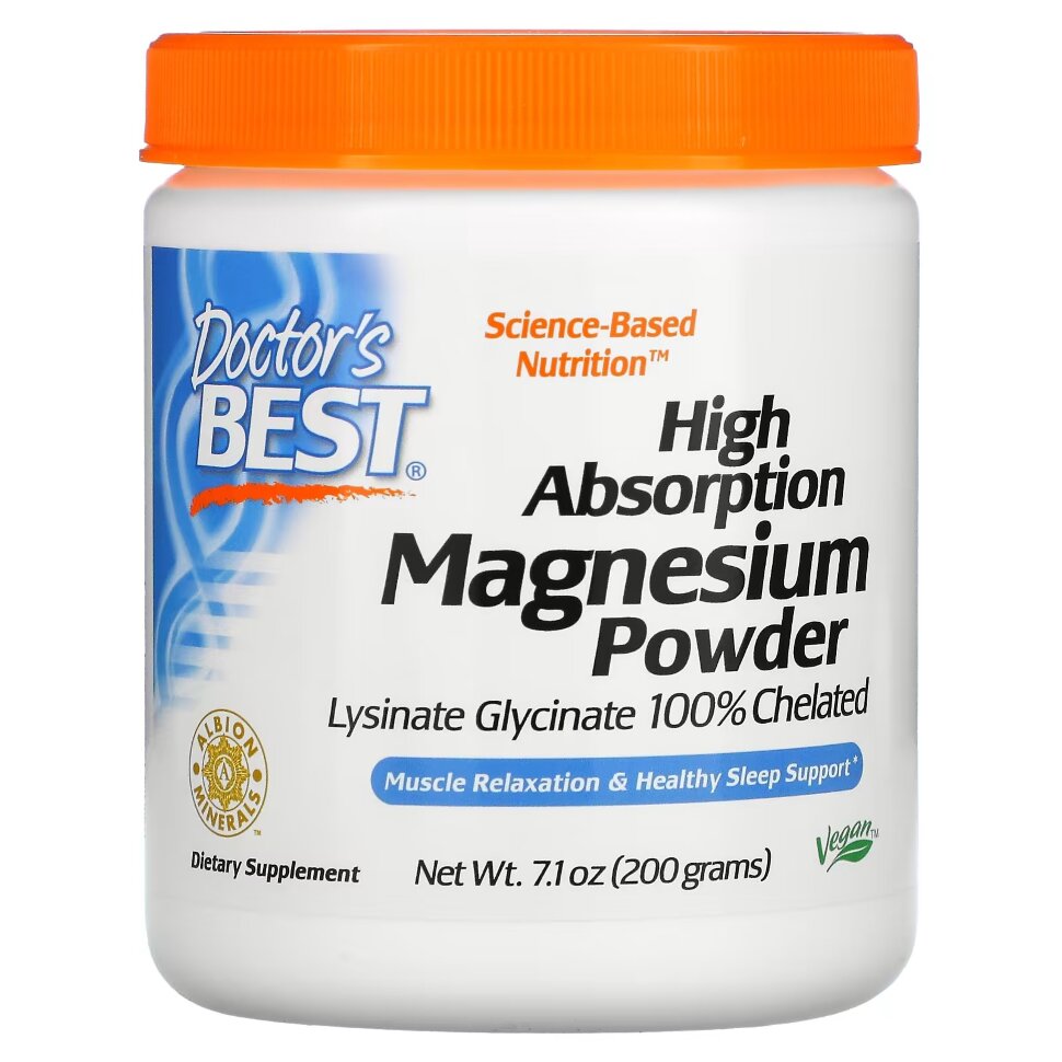 Doctor's Best High Absorption Magnesium 200 gr срок 31.07.2024