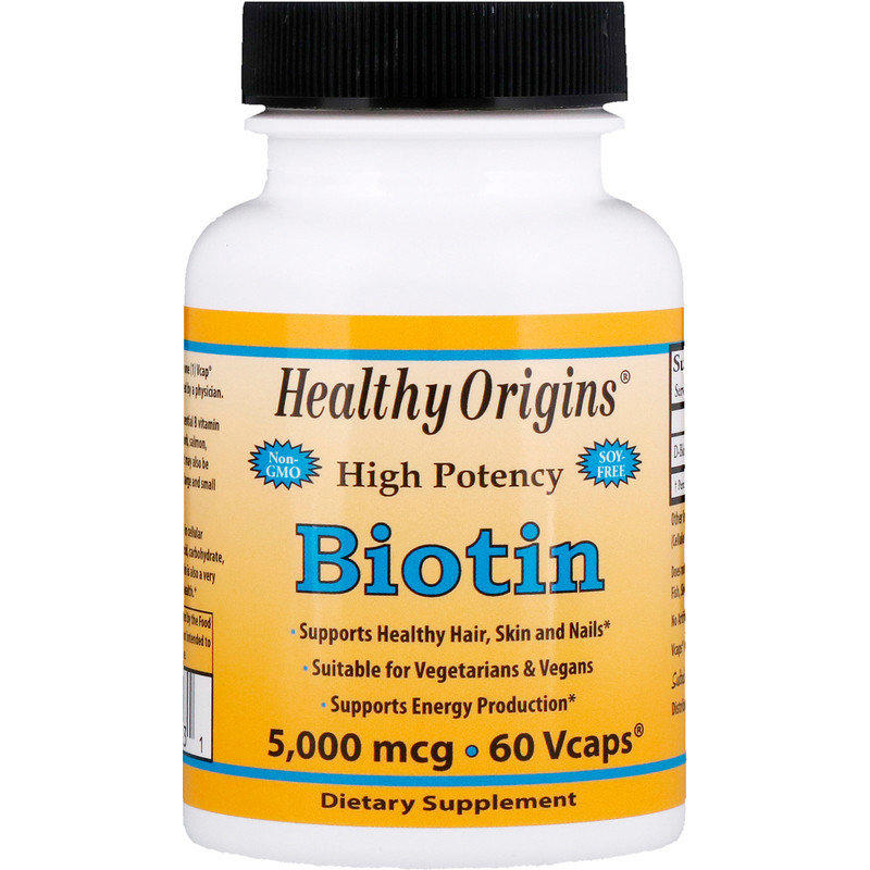 Healthy Origins Biotine 5000 mcg 60 капс