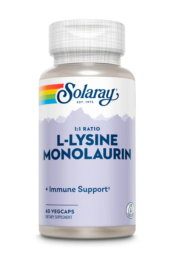 Solaray L-lysine Monolaurin 60 caps
