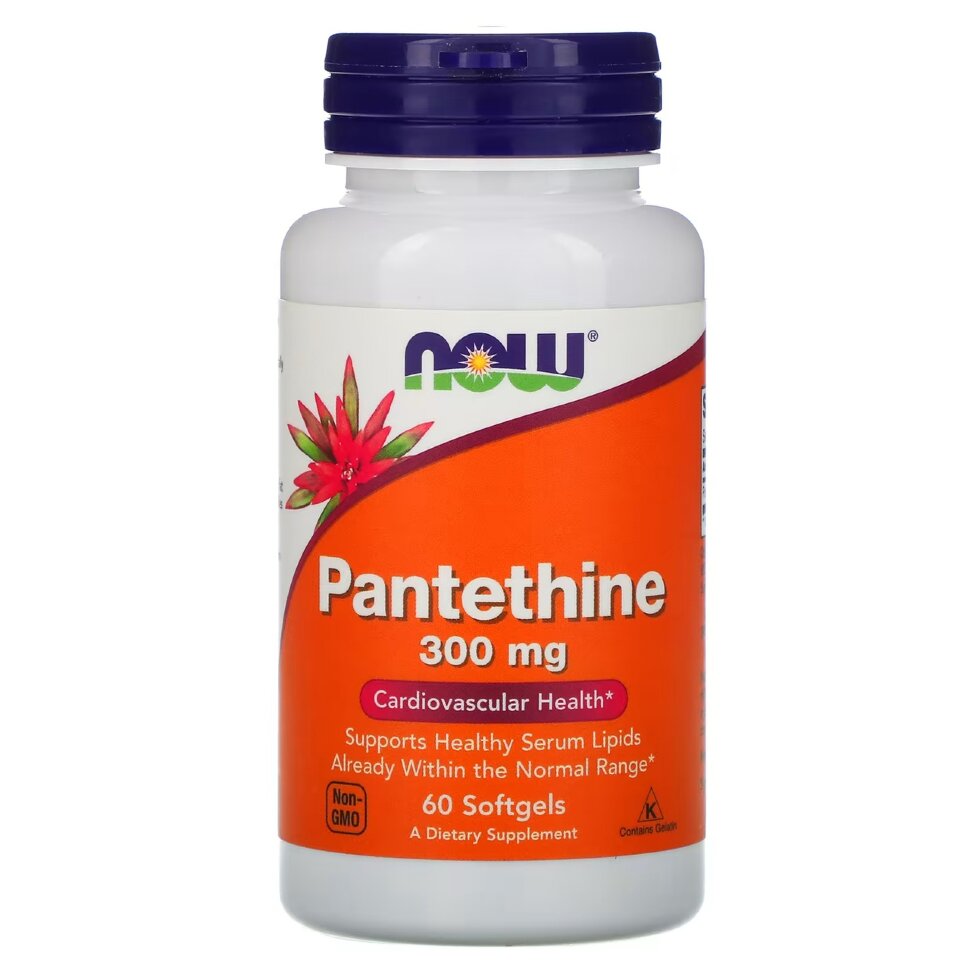 NOW Pantethine 300 mg 60 softgels