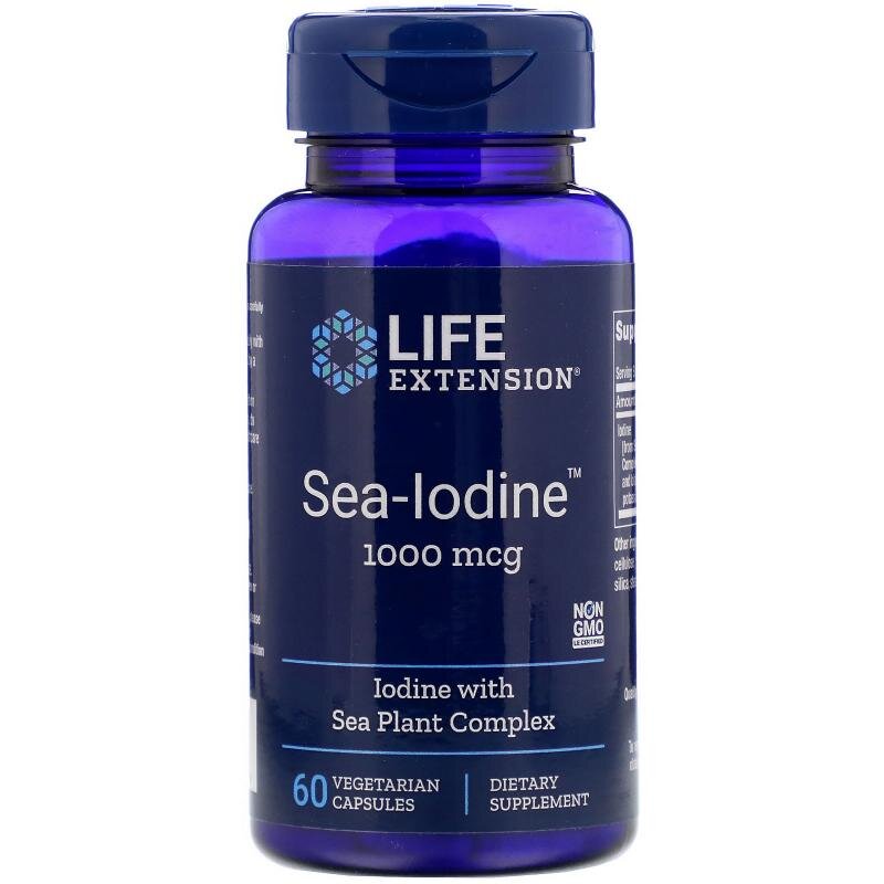 Life Extension Sea-Iodine 1000 mcg 60 veg capsules