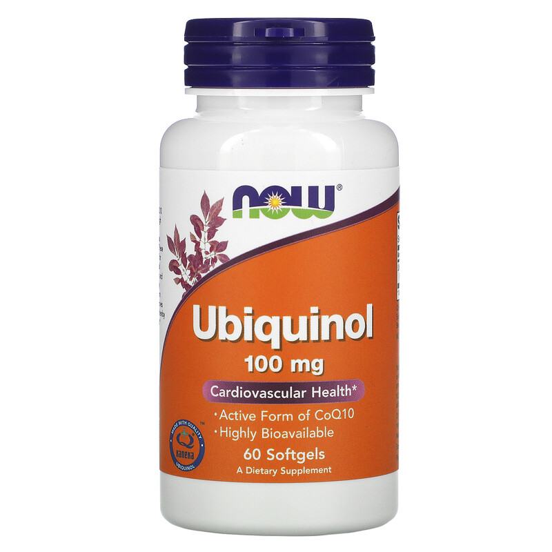 NOW Ubiquinol 100 mg 60 softgels