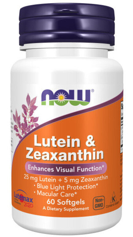 NOW Lutein & Zeaxanthin 60 softgels