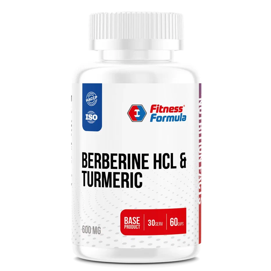 Fitness Formula Berberine HCl Turmeric 600 mg 60 caps