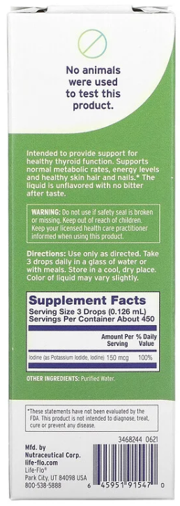 Life-flo liquid iodine plus 59 ml