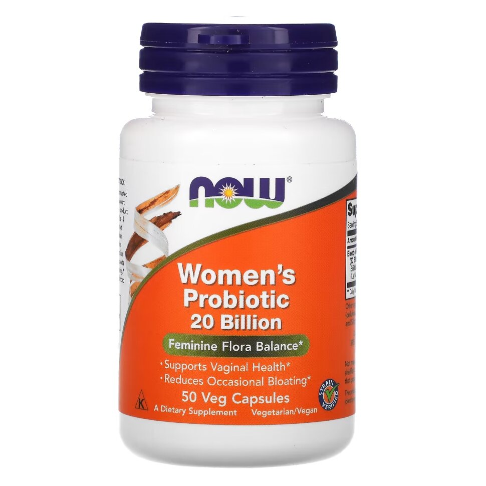 NOW Womens Probiotic 20 Billion 50 caps
