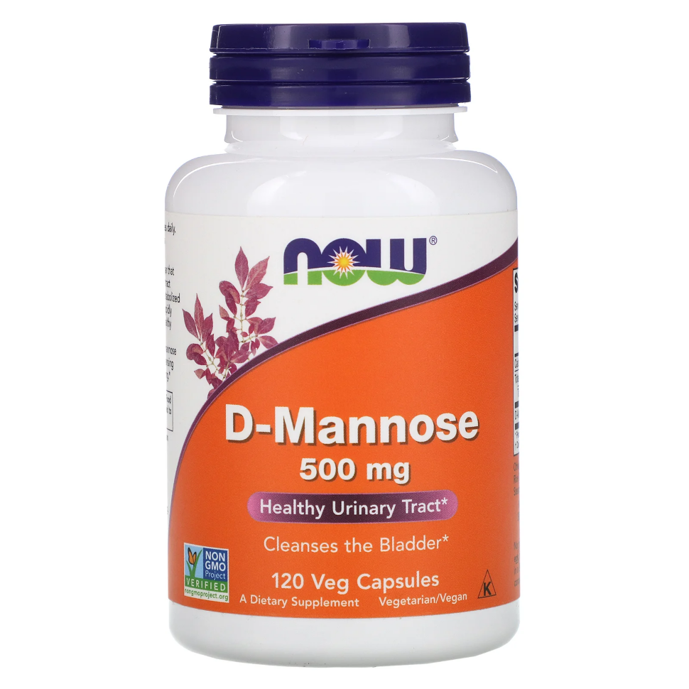 NOW D-Mannose 500 mg 120 caps