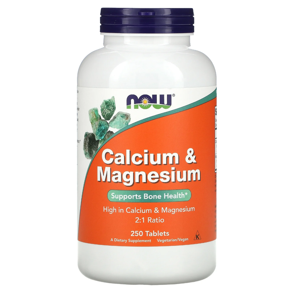 NOW Calcium & Magnesium 250 tab
