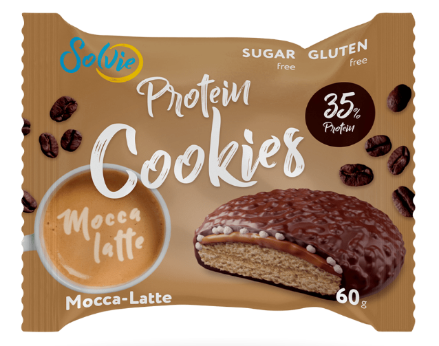 Solvie Protein cookies в глазури 60 грамм