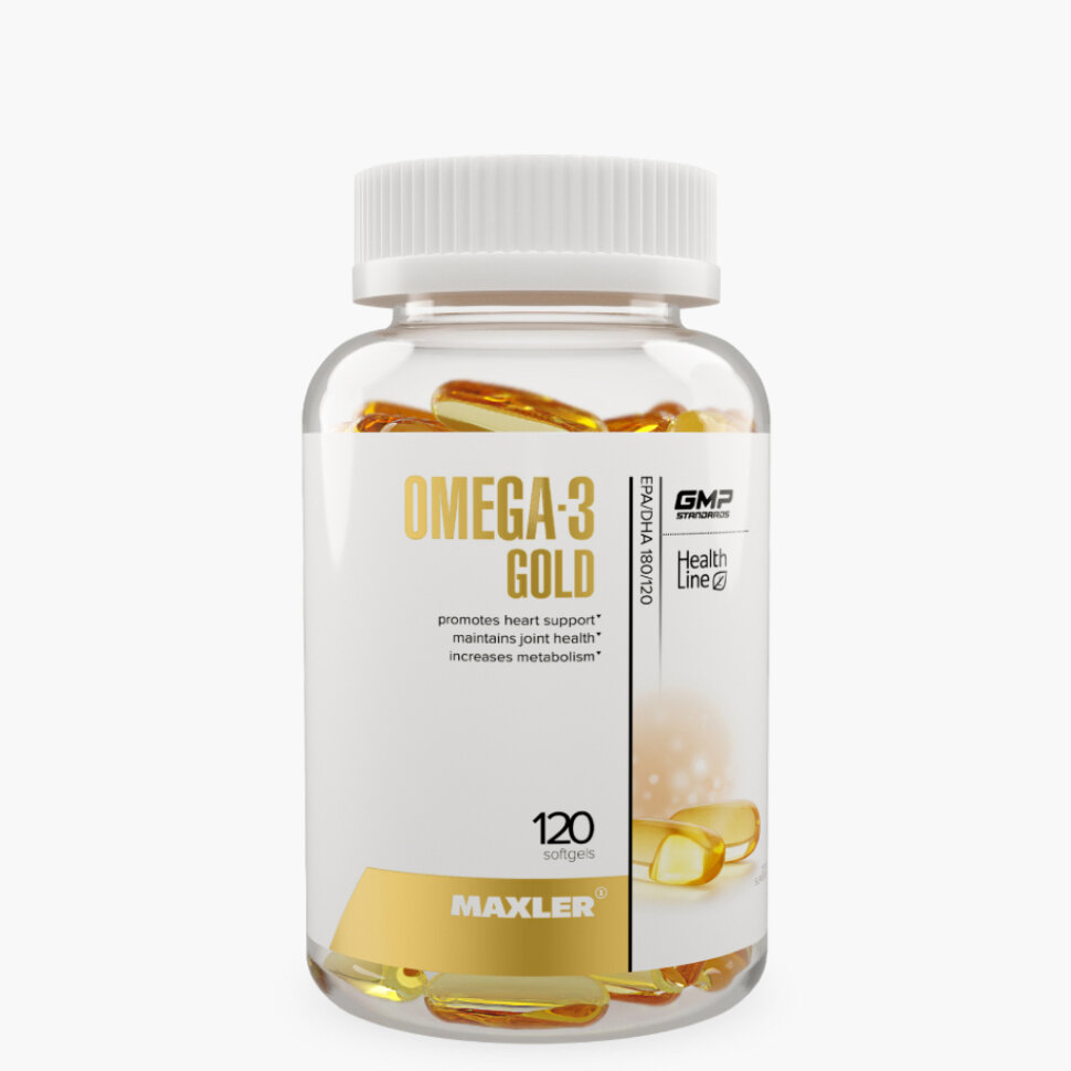 Maxler Omega-3 Gold TG 120 softgels