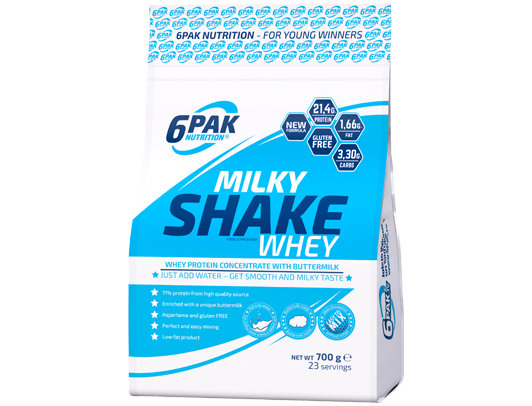 6pak Milky Shake Whey 700 g