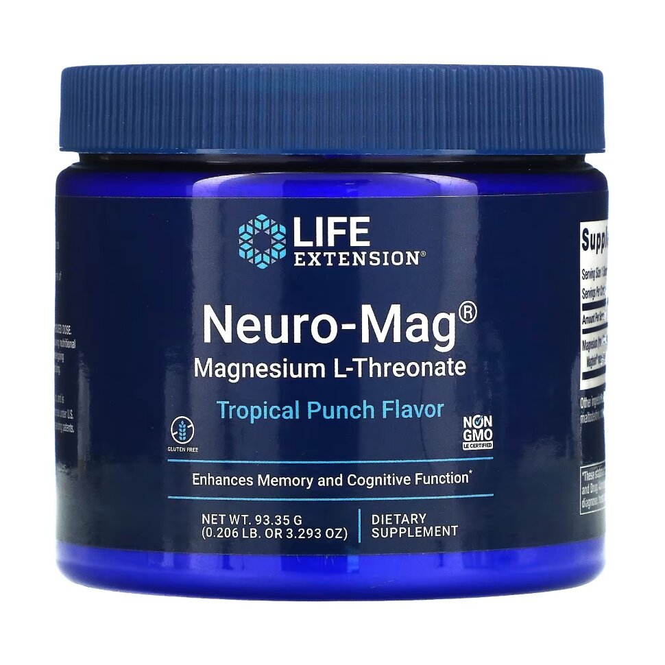 Life Extension Neuro - Mag magnesium L-Treonate 93,35 gr