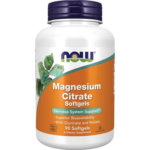 NOW Magnesium Citrate 134 mg 90 softgels