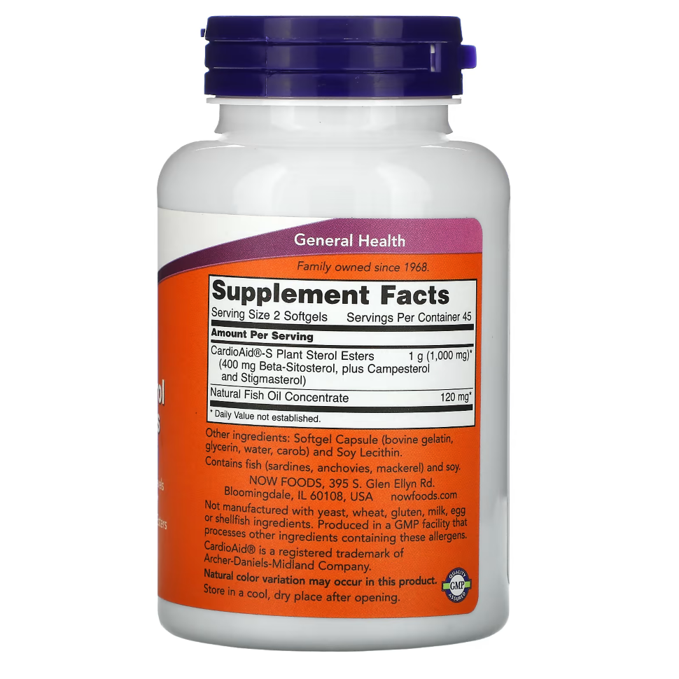 NOW Beta-Sitosterol Plant 90 softgels