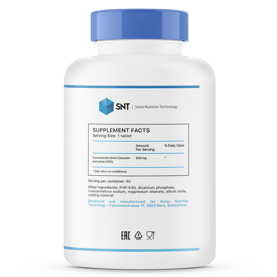 SNT Curcumin extract 95% 665 mg 90 tab