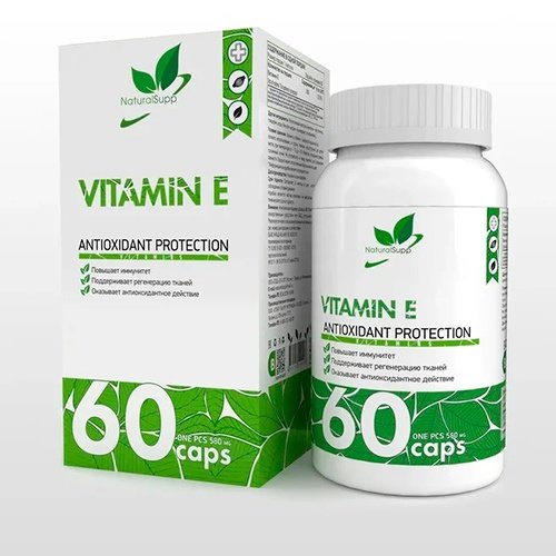 NaturalSupp Vitamin E 60 капс