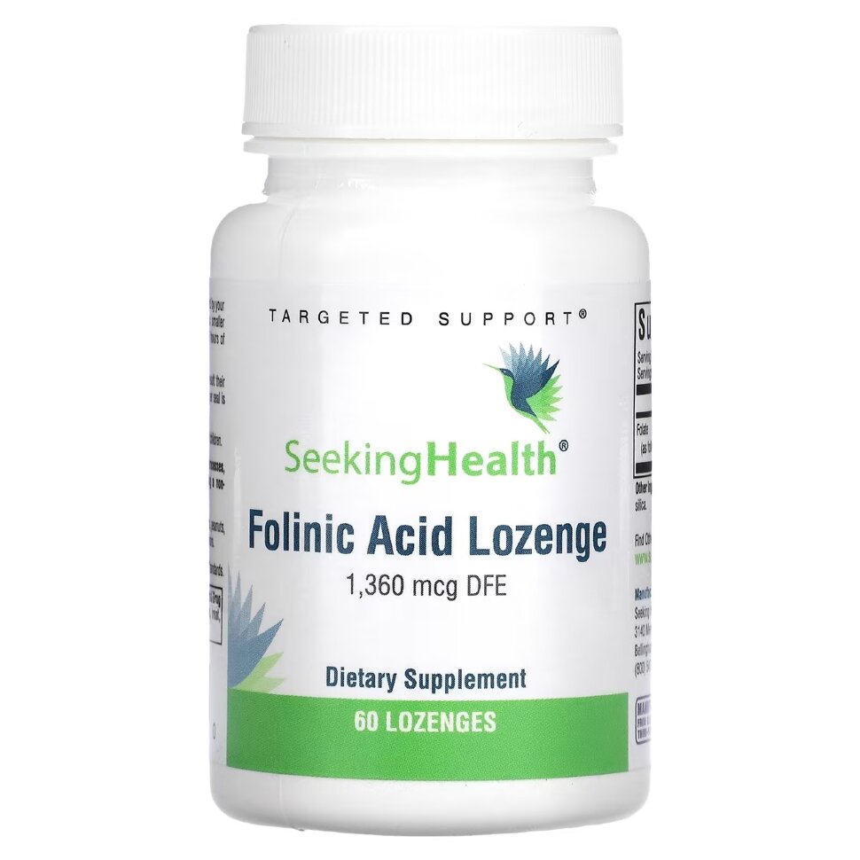 Seeking Health Folinic Acid Lozenge 1360 mcg 60 loz