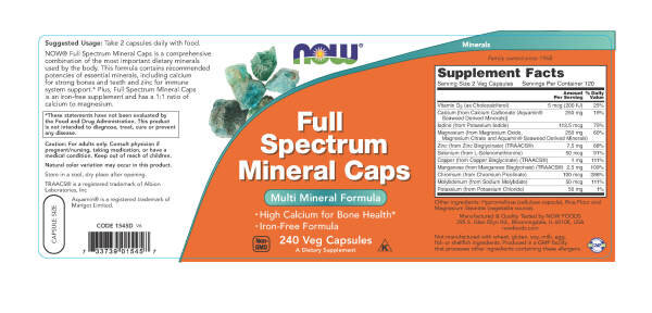 Full Spectrum Mineral Caps	