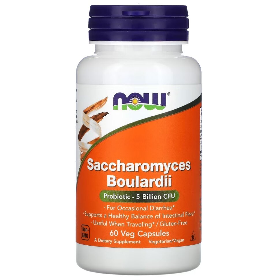 NOW Saccharomyces Boulardi 60 caps