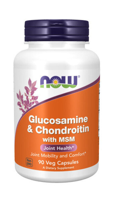NOW Glucosamine & Chondroitin with MCM 90 caps