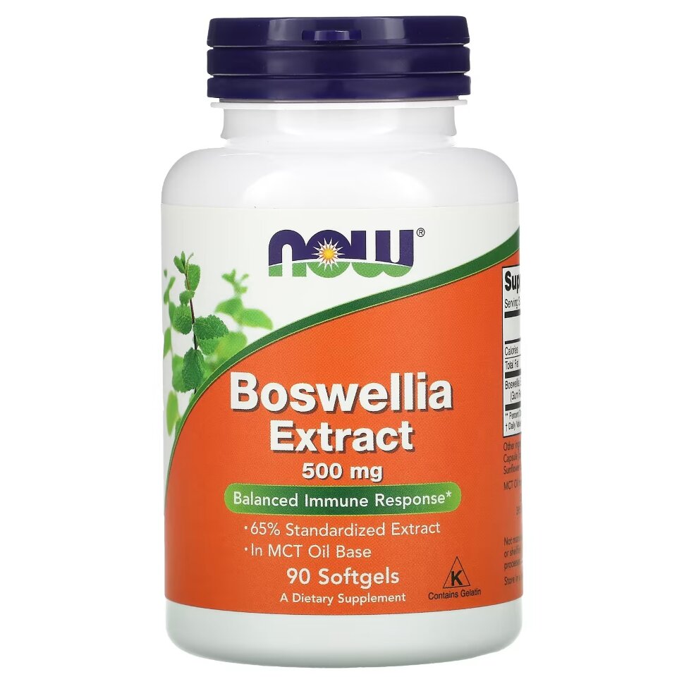 NOW Boswellia Extract 500 mg 90 caps