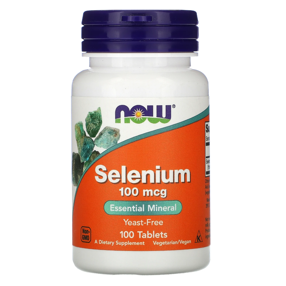 NOW Selenium 100 mcg 100 tablets